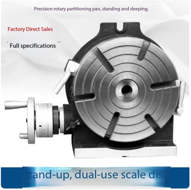 Milling Machine Rotary Table Indexing Vertical Dual Purpose Manual Rotary Table