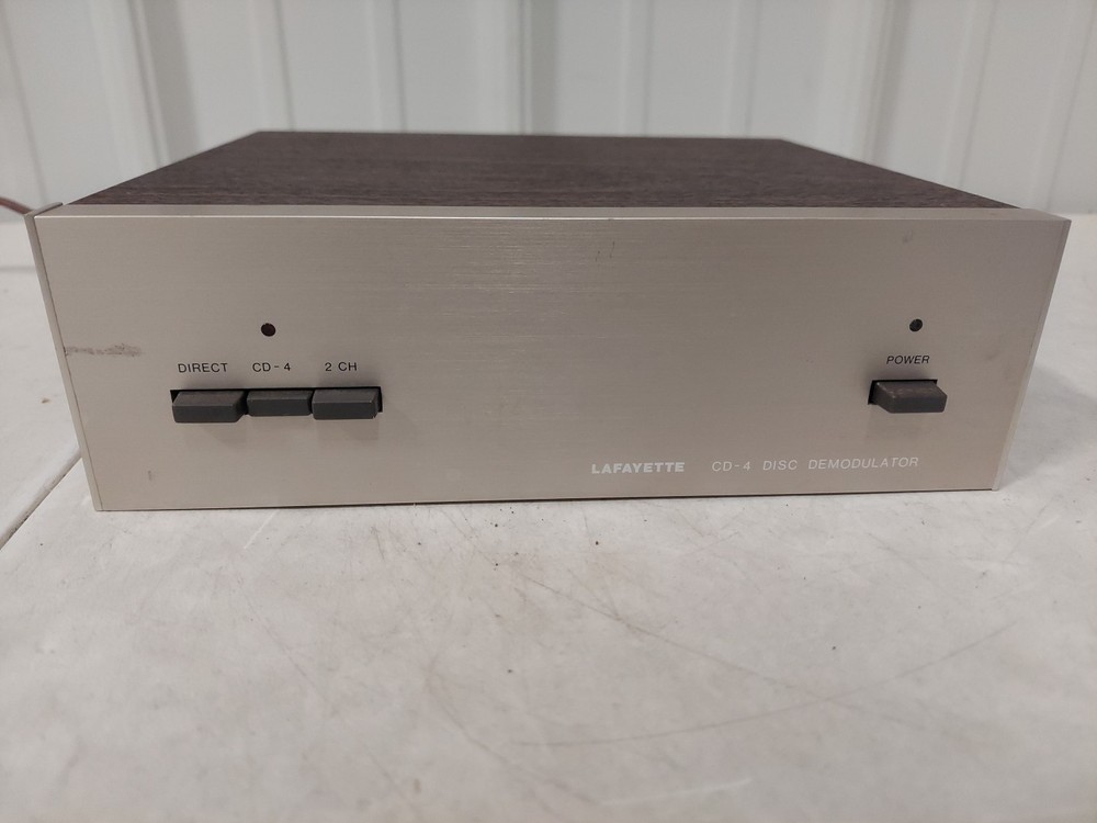 Vintage Lafayette CD-4 Demodulator Decoder Model CD-4, UNTESTED FOR PARTS #3073
