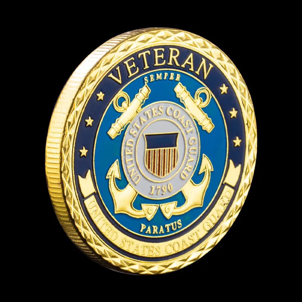 Coast Guard (Vet) Challenge Coin - Excellent Gift