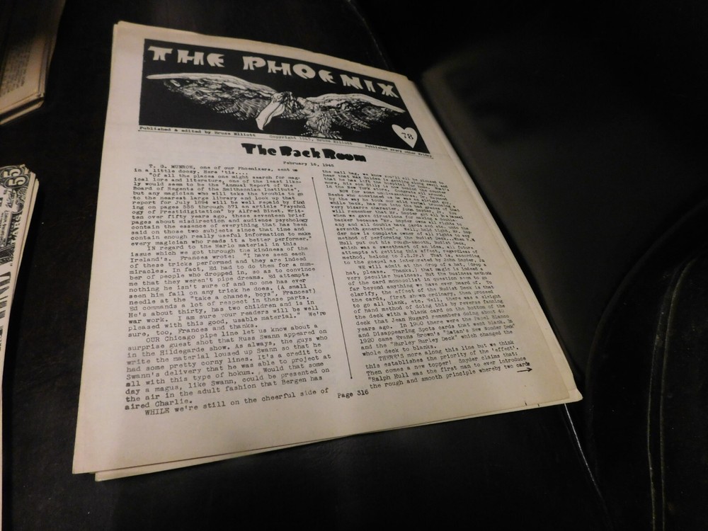 The Phoenix Magic Magazine For Magicians # 78