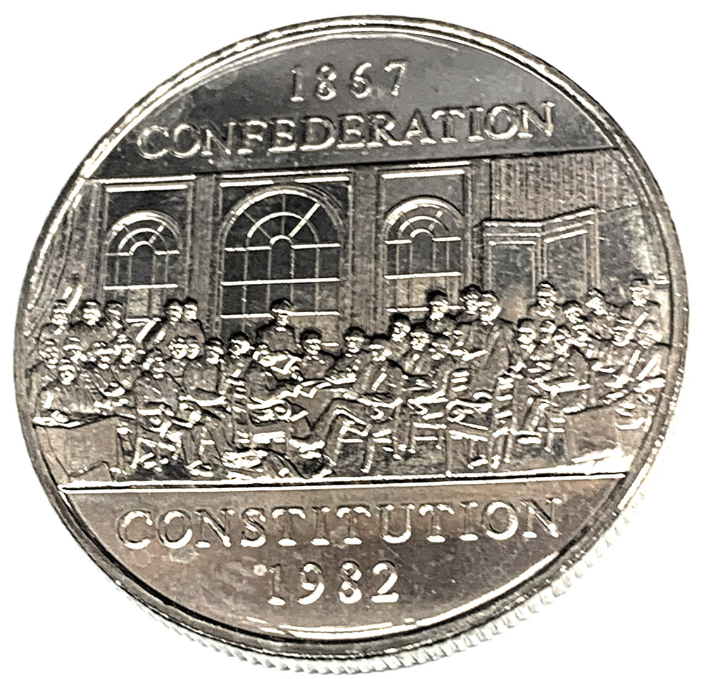 # C7248   CANADA  COIN,   ONE DOLLAR  1982   UNC