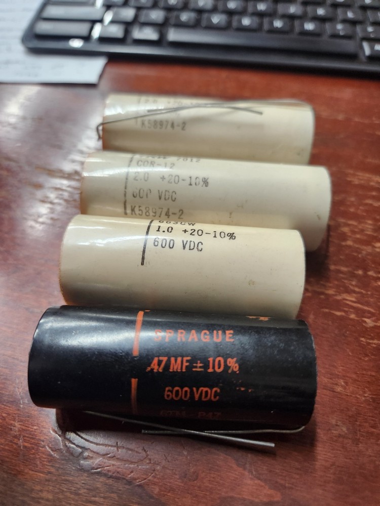 Capacitors (4)  TRW  Sprague