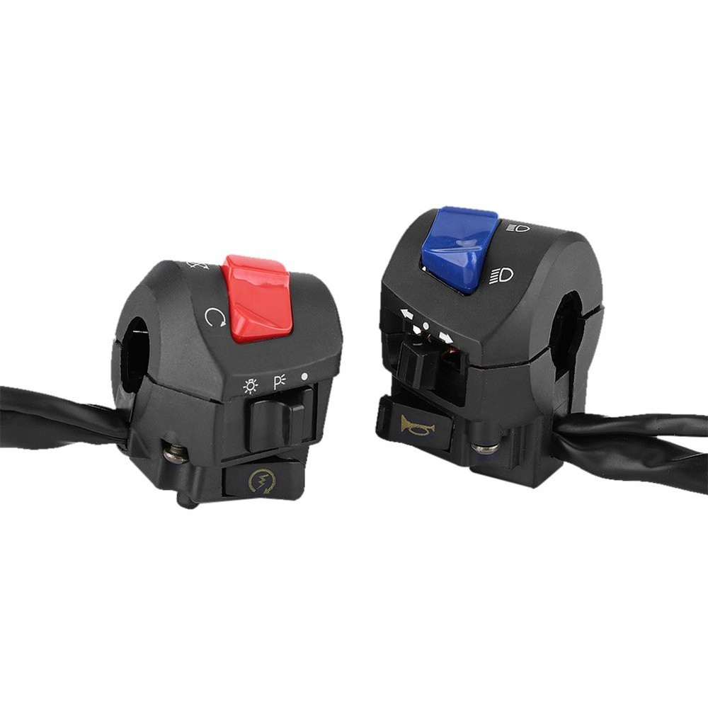 Complete Motorcycle Handlebar Control Kit Universal Fit with Turn Popular
