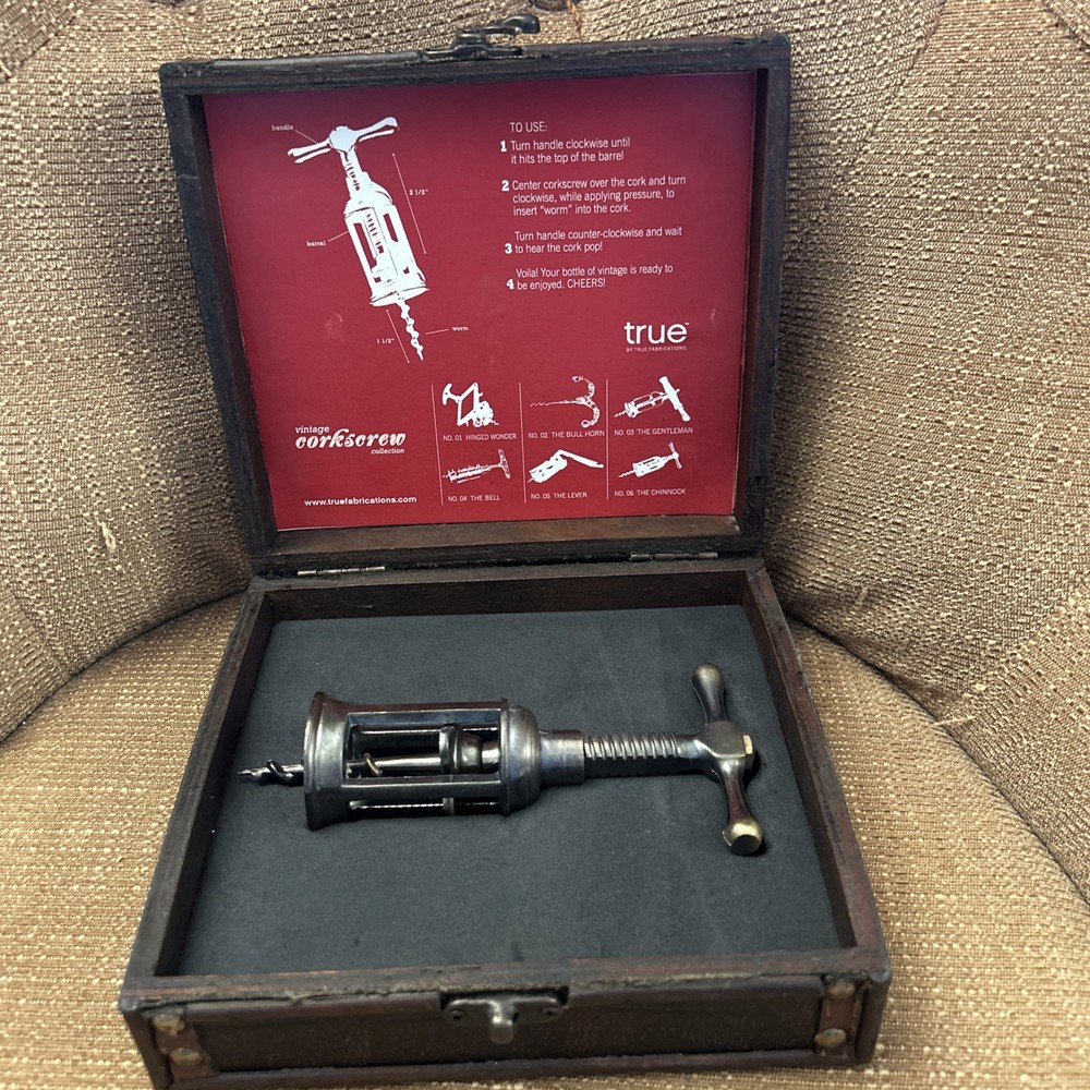 Corkscrew True Fabrications No.6 The Chinnock in Hinged Box Case
