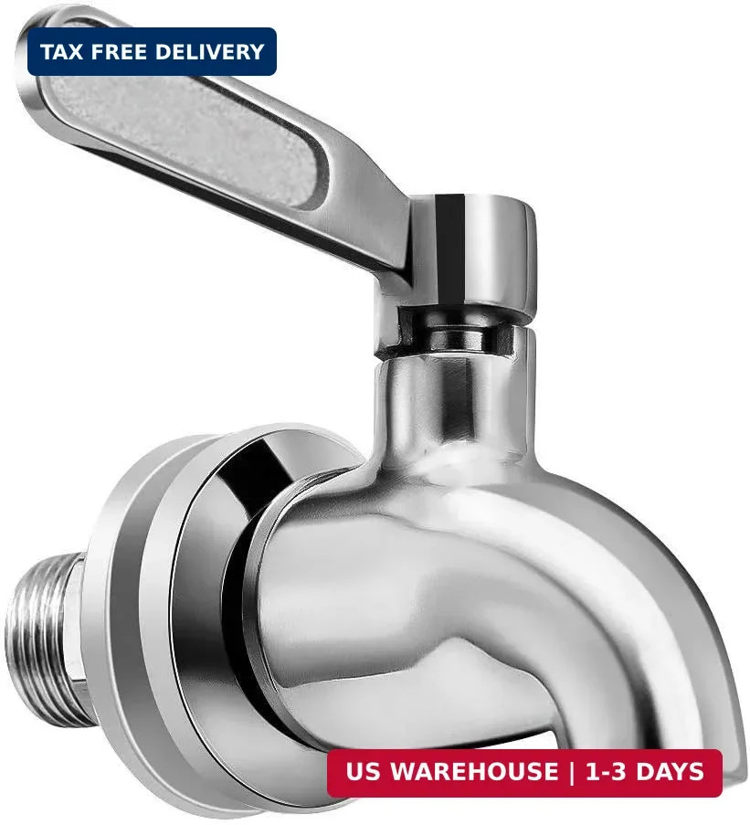 Vila Replacement Spigot for Beverage & Water Dispenser, Stainless Steel No-Rust