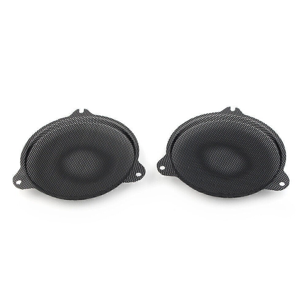 For Harley Davidson Electra Glide 14-18 2x Black Front Mesh Speaker Grills