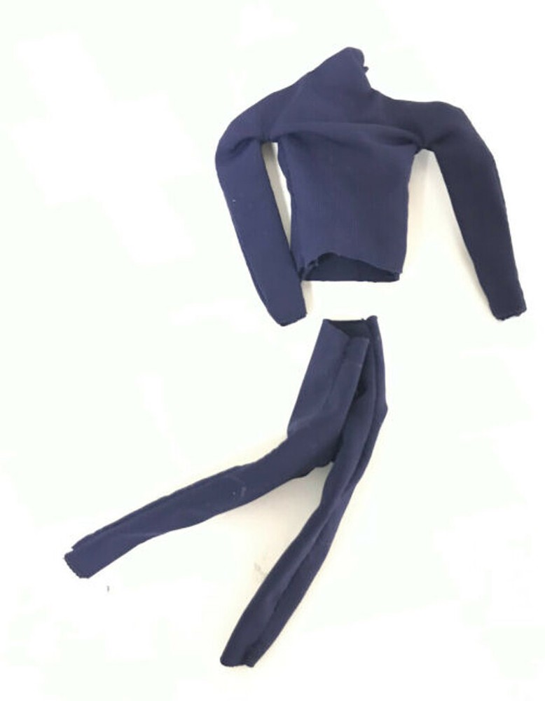 1/12th Clothes Dark Blue Bodysuit Model for 6" or Legend
