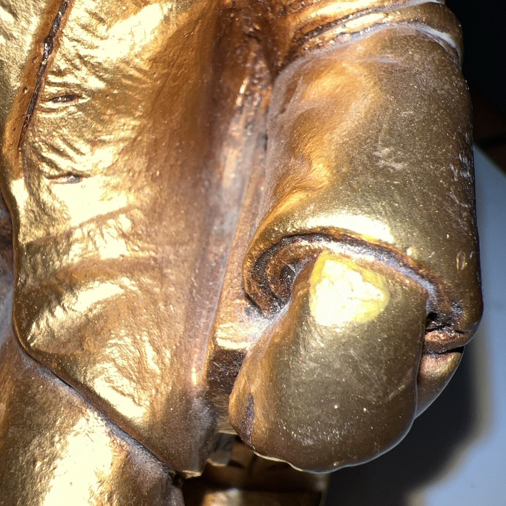 Abraham Lincoln Memorial Statue Gold Bookends