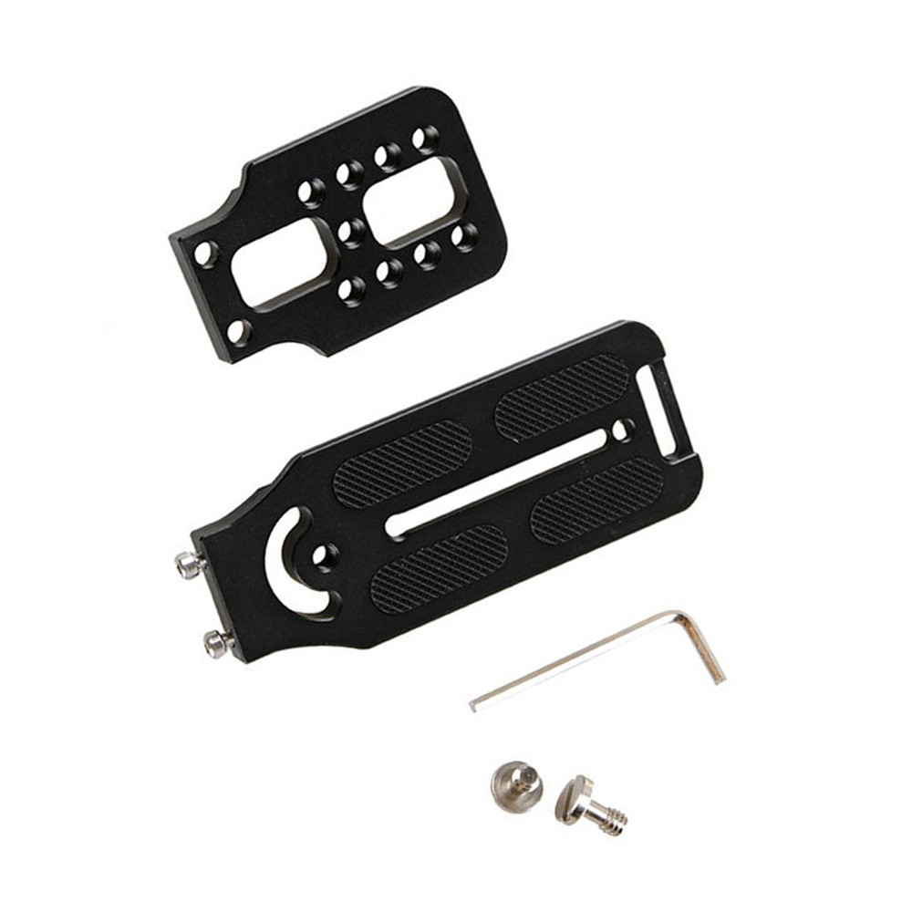 Aluminum 1/4 Screw Camera Quick Release L Plate Vertical Horizontal Bracket