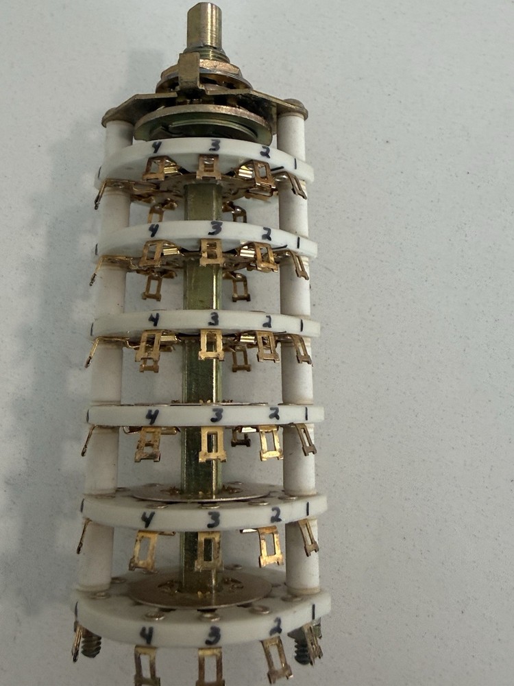 MEPCO ROTARY SWITCH 6 Deck 2Pole 4 Position