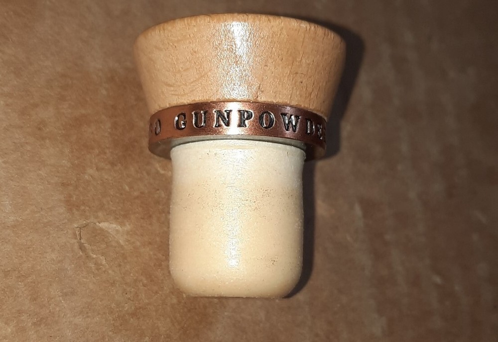Bottle Gunpowder Irish Gin Empty No Label