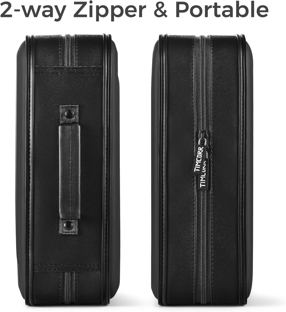 CD Case DVD Holder Storage: 144 Capacity Cases Organizer Portable Black