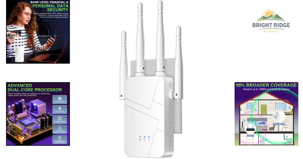 WiFi Signal Extender with Beamforming Technology for Improved Connectivity