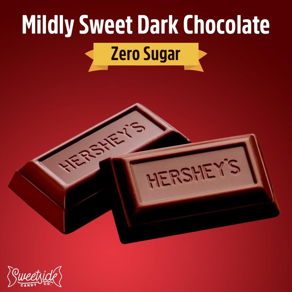 Hershey Zero Sugar - 2 Pounds - Special Dark Chocolate Candy Bulk Pack Individua