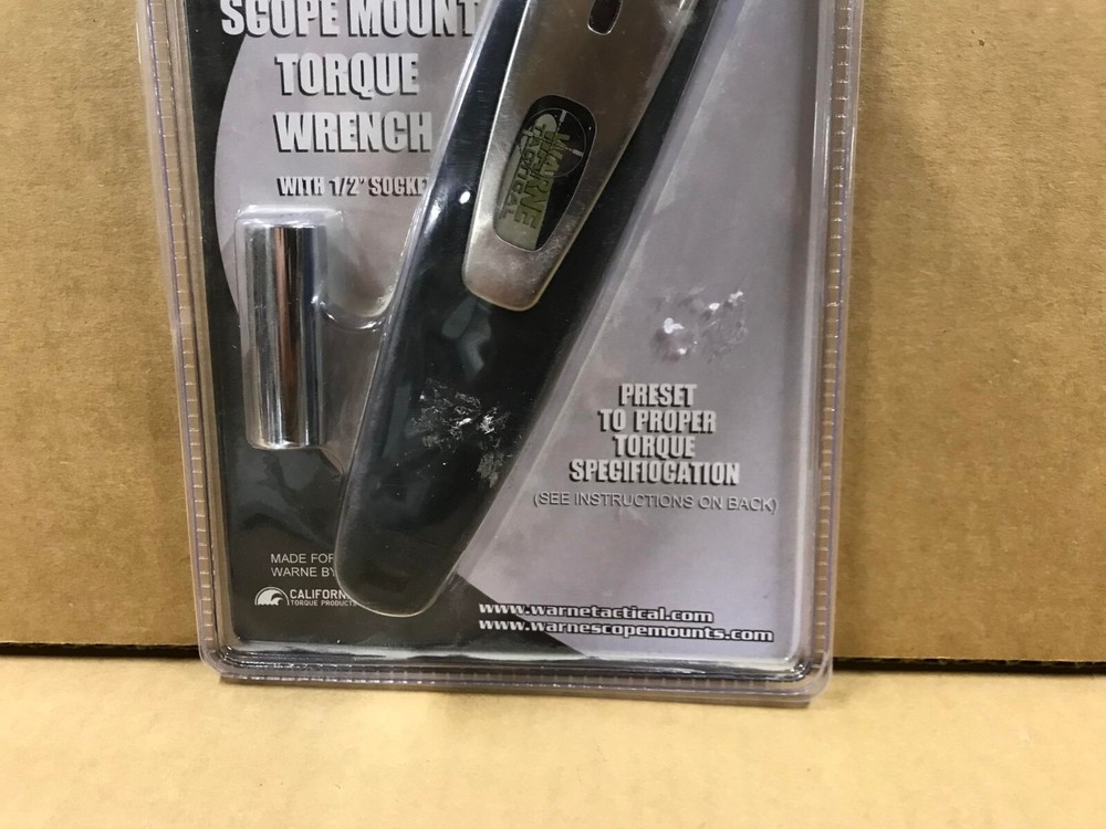New Warne Tactical Scope Mount Torque Wrench