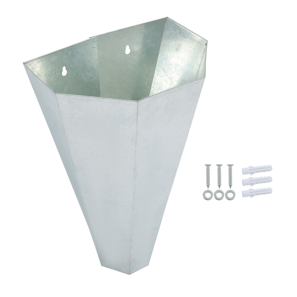 Medium Size Chicken Cone Galvanized Steel Poultry Restraining Cone 8 lbs