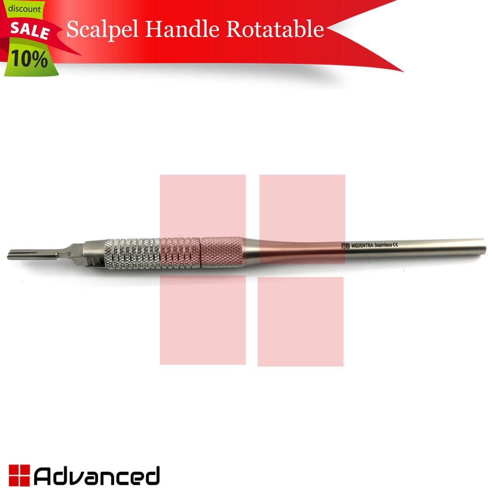 Surgical Scalpel Handle #3 Rotatable Adjustable 180° Anatomical Dissection Tools