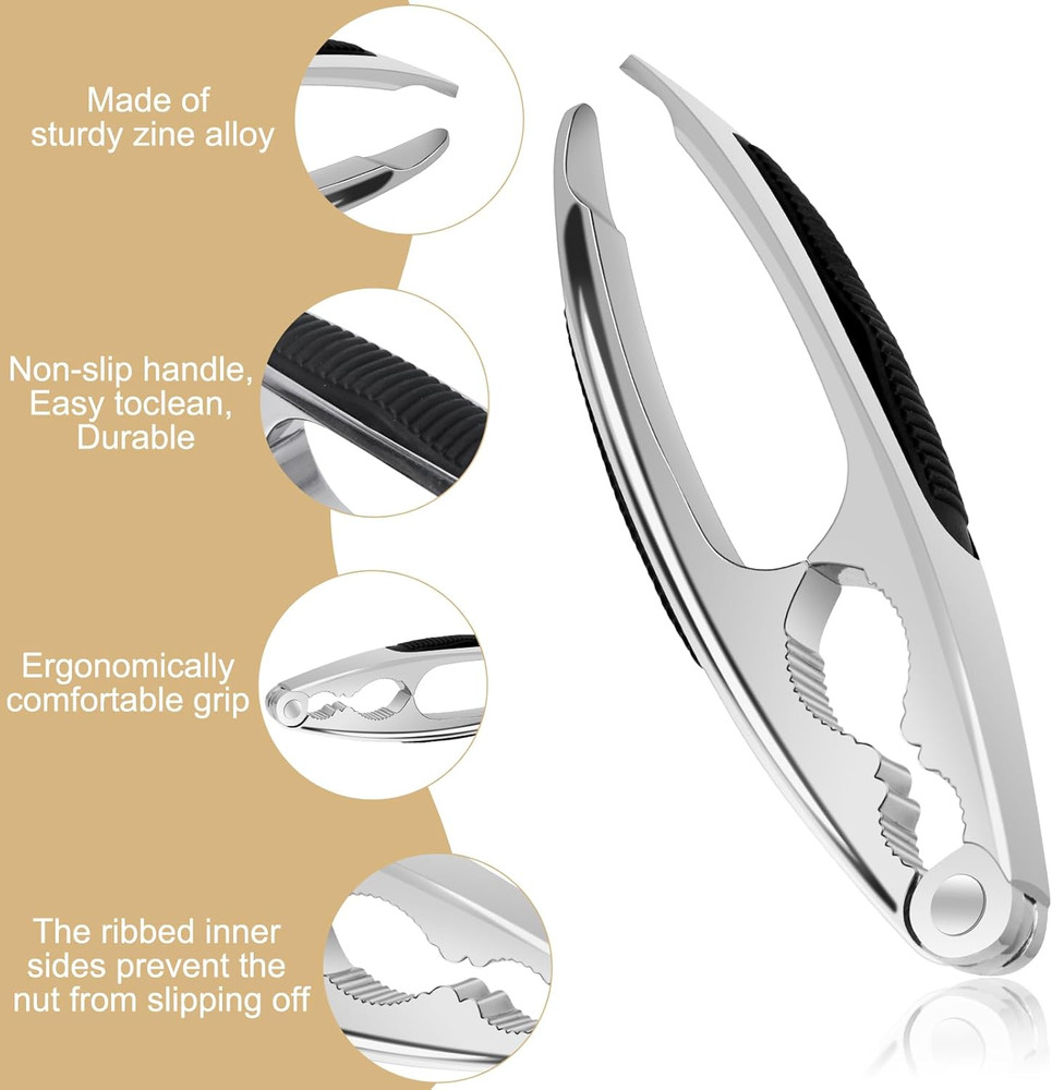 Nut Cracker Walnut Cracker Nutcracker for All Nuts Heavy Duty Nutcracker Tool wi