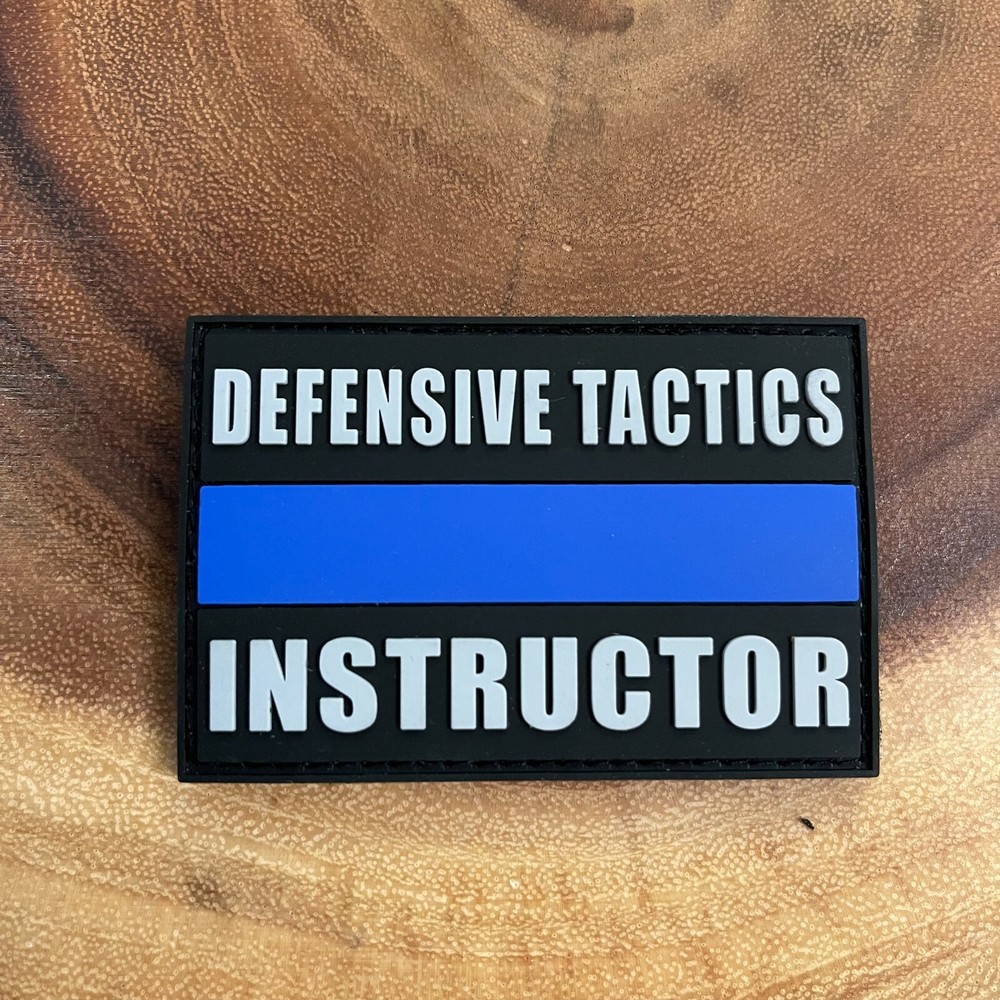 Thin Blue Line Defensive Tactics Instructor DTAC PVC Patch