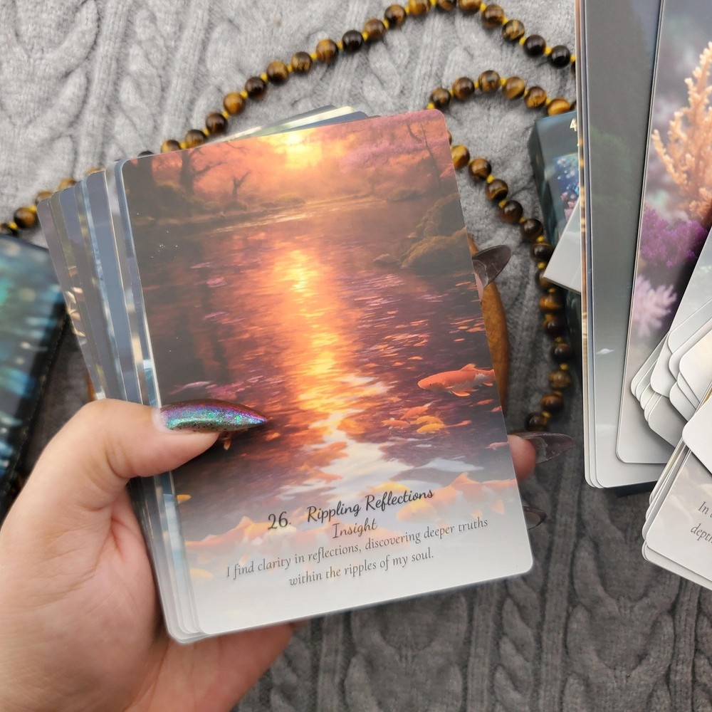 Enchanted Waters Oracle 42 Card Oracle Deck USED