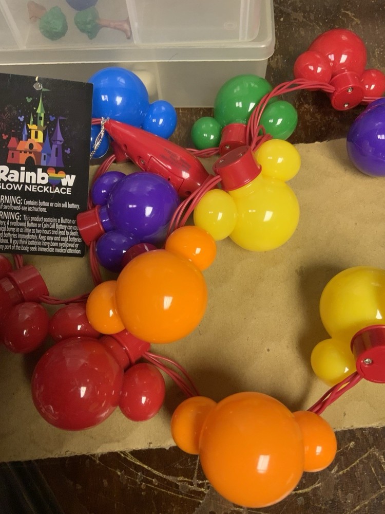 Disney Rainbow Glow Necklace