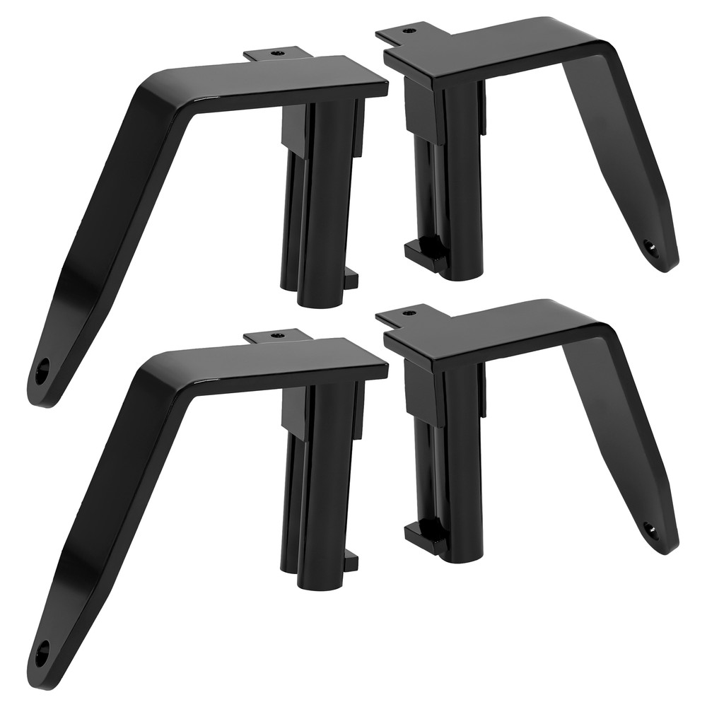 Set Of 4 Camper Tie Down For RV/Pick-up/Truck Black Powder Coated Stake Pocket