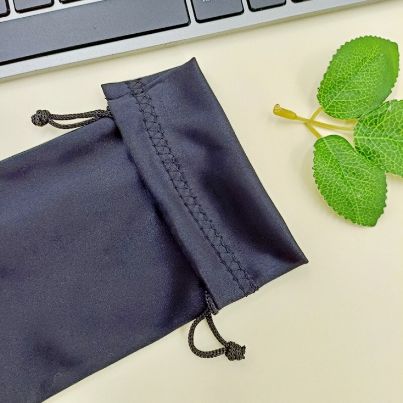 DeepRoar 2pc Microfiber Pouch Bag Case Sunglasses Eyeglasses Soft Pouch Case