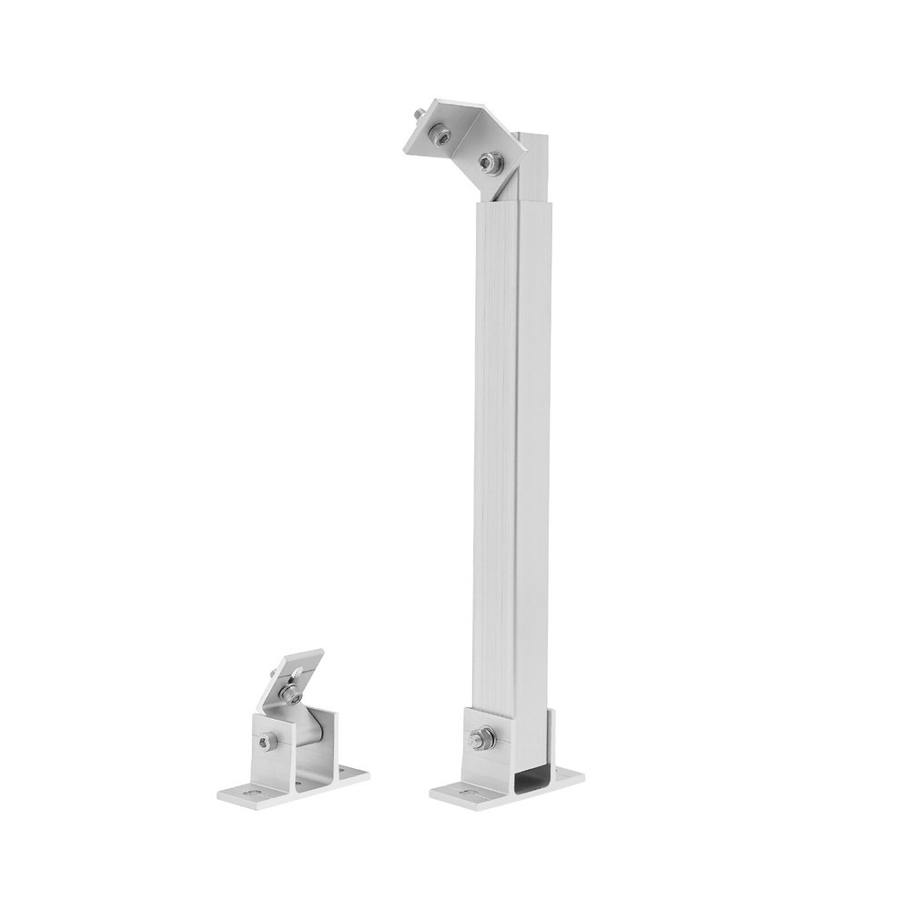 2-Pack Adjustable Solar Panel Mounting Brackets for RVs, Roofs, and Floors