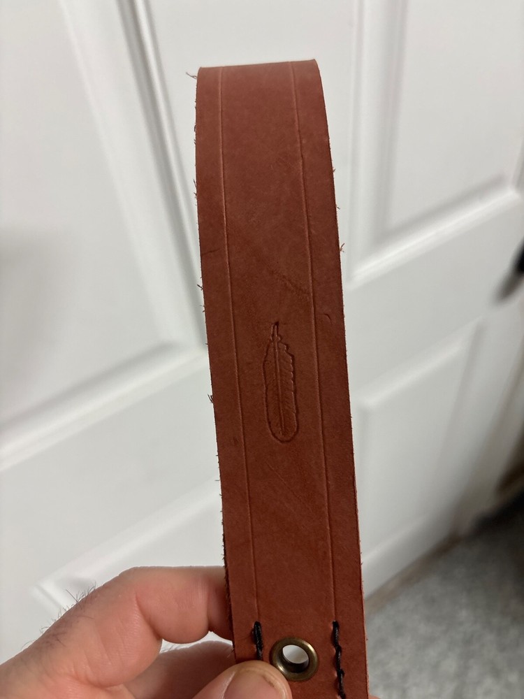 leather turkey tote. Hunting