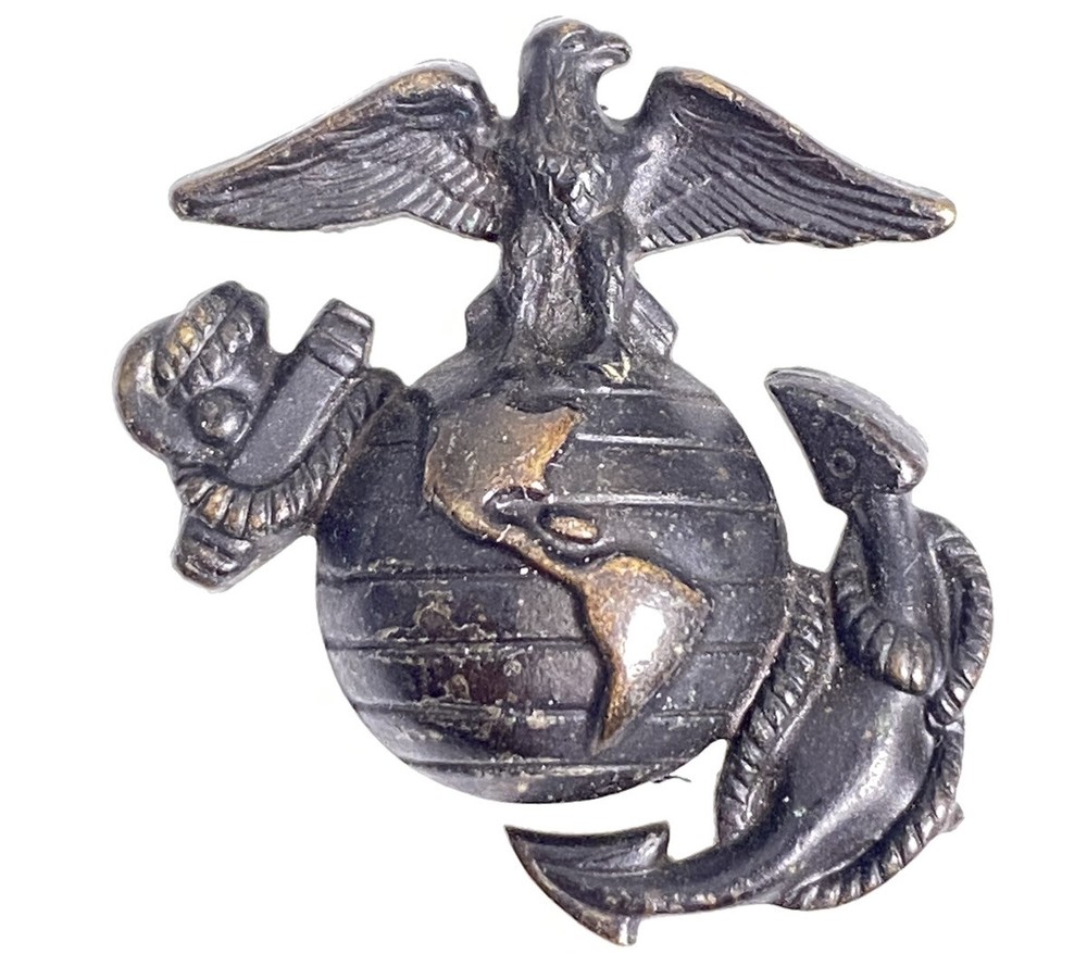 WWI USMC Officer Collar EGA - Single Original