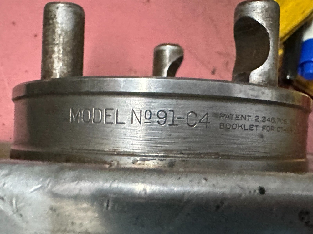 Jacobs Spindle Nose Lathe Chuck Model 91-C4 w/11 Collets