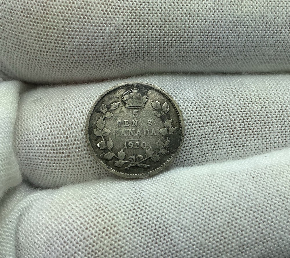 Canada Silver 5 Cents 1920 R269