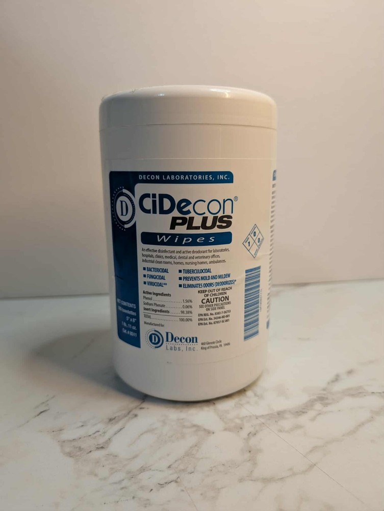 CiDecon Plus Wipes Exp 12/2023