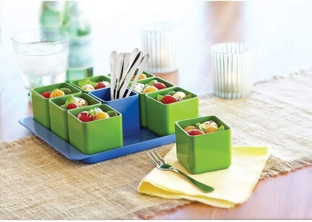 Outset Side Shooter Appetizer Set Green-Blue shooters