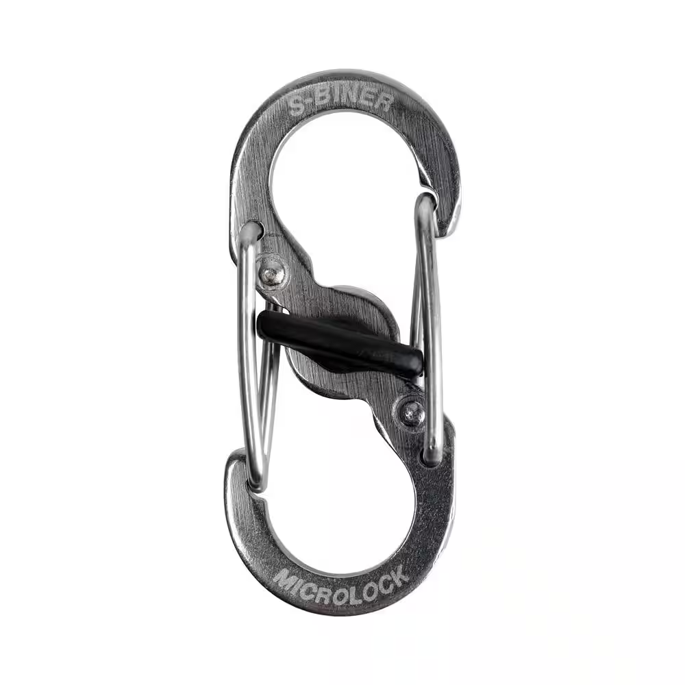 Stainless S-Biner Microlock (2-Pack)