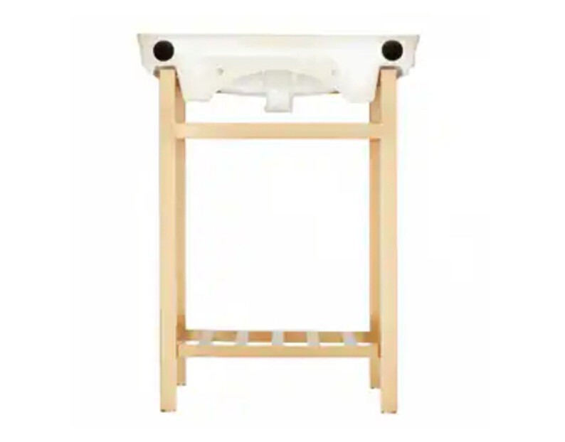 Signature HardwareModern Console Leg in Brushed Gold