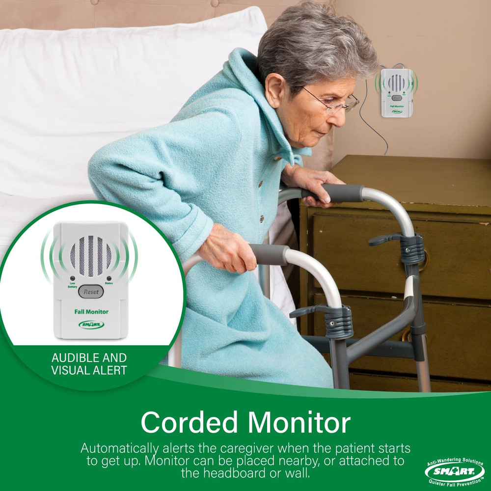 ® Bed and Chair Exit Alarm System for Fall/Wandering Prevention – Know When They