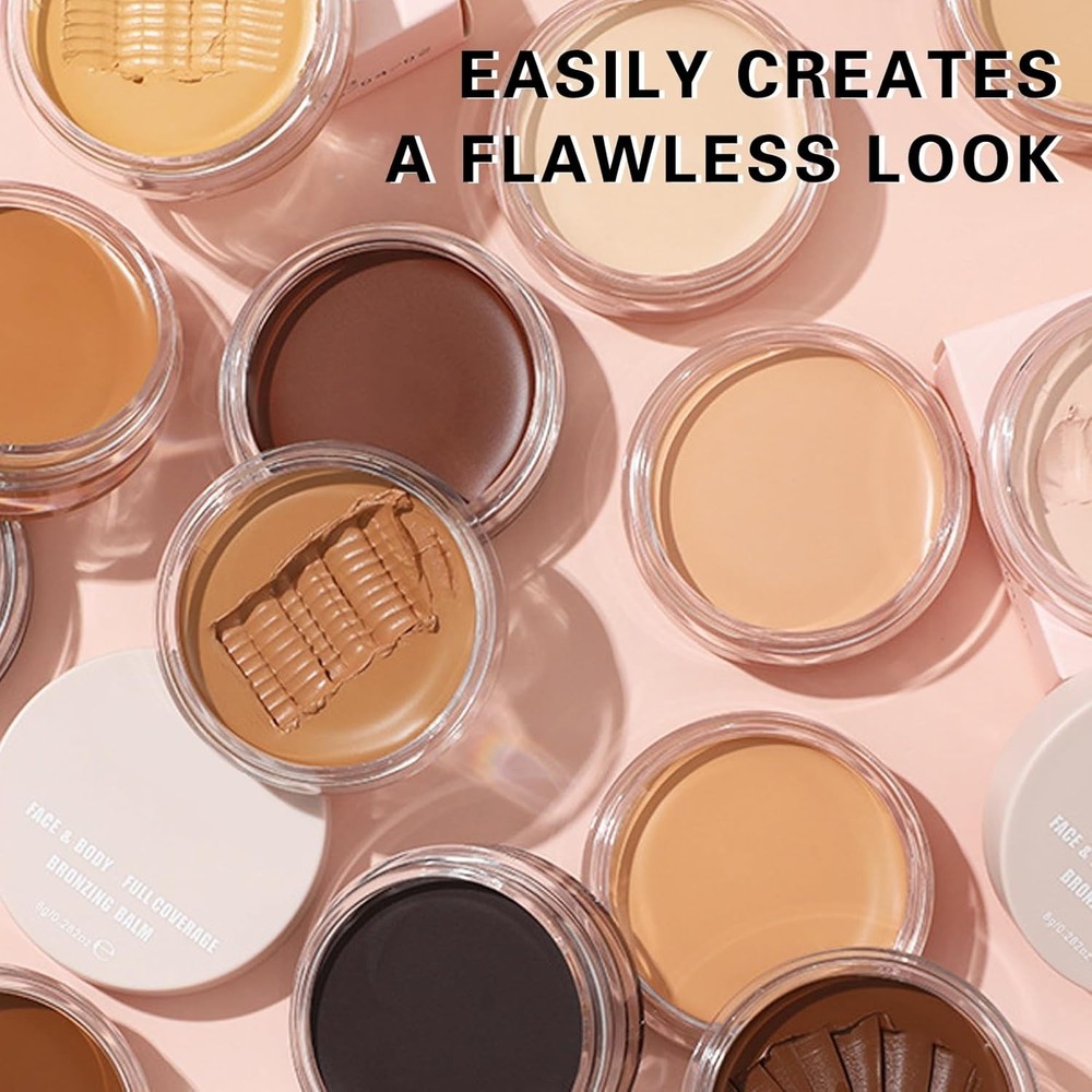 Under Eye Concealer for Dark Circles,Pro Full Coverage Concealer Makeup,Long-las