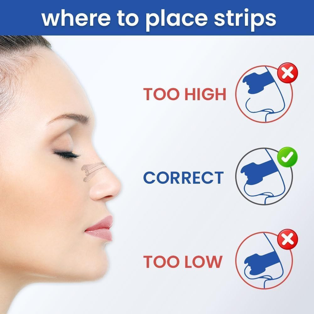 Nasal Strips for Snoring, Large 100 Pack - Extra Strength Anti Snoring Solution