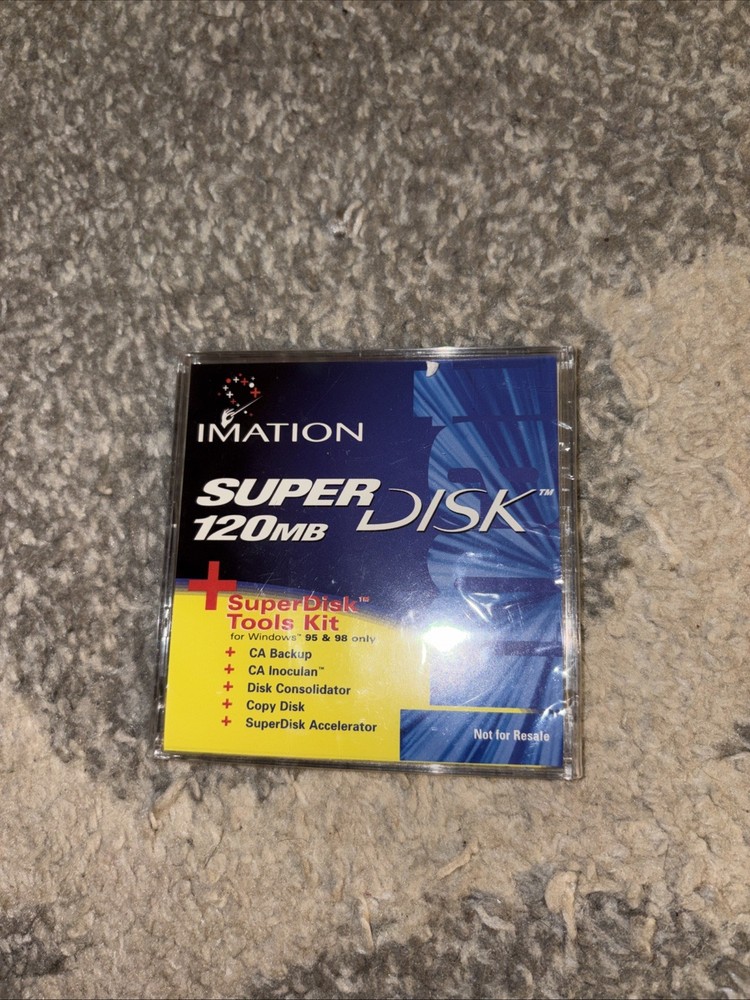 New Sealed Imation Super Disk 20 MB