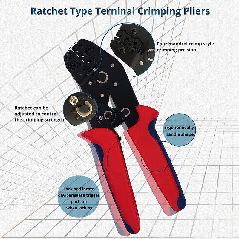 SN-48B Crimper Plier Crimping Tool Cable Wire Connectors Electrical Terminals
