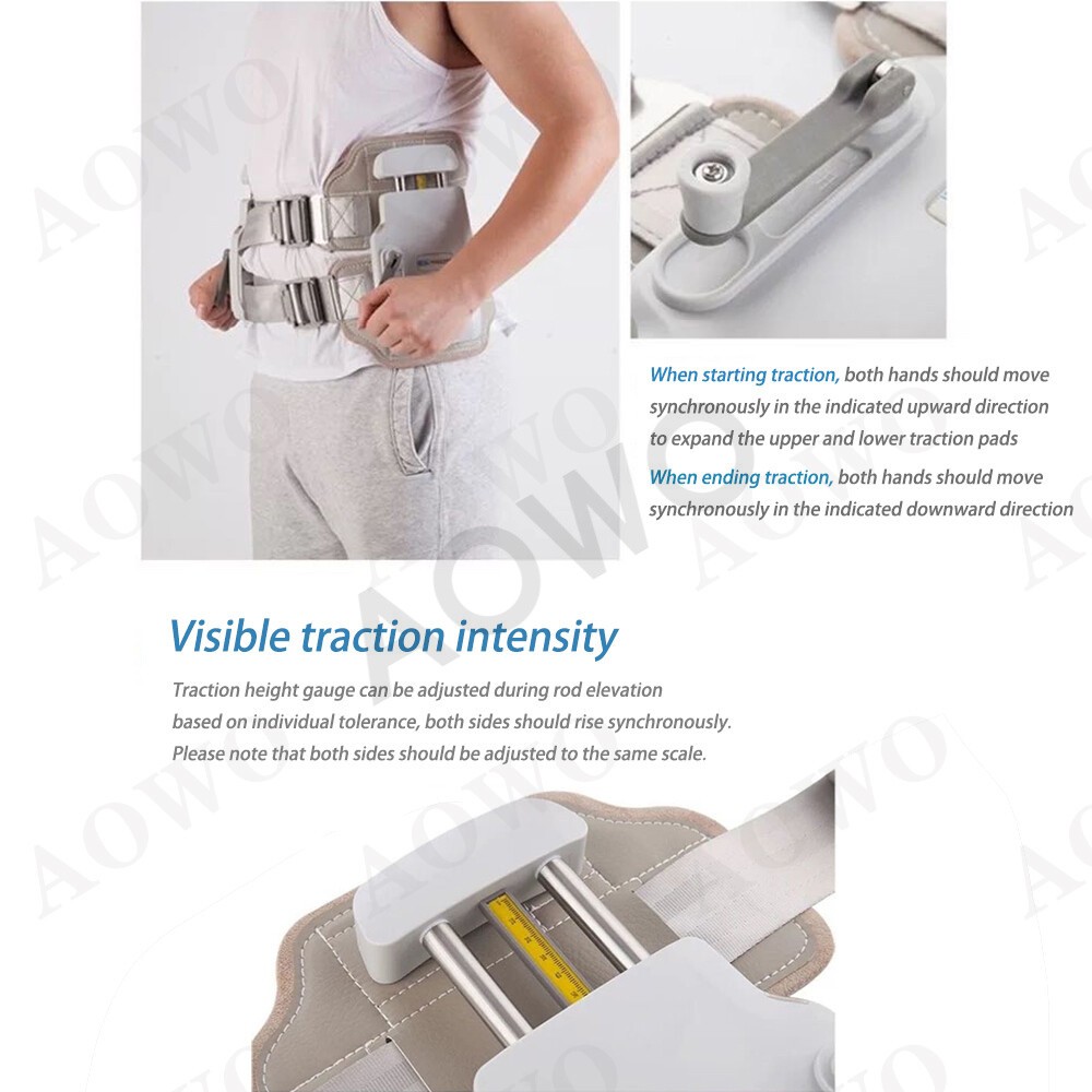 Spinal Decompression Belt, Lumbar Traction Device for Lower Back Support