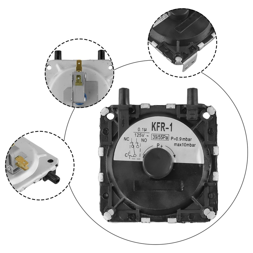 Air Pressure Switch 50*70MM AC 2000V 50Hz 60S Exhaust Gas Switch Household