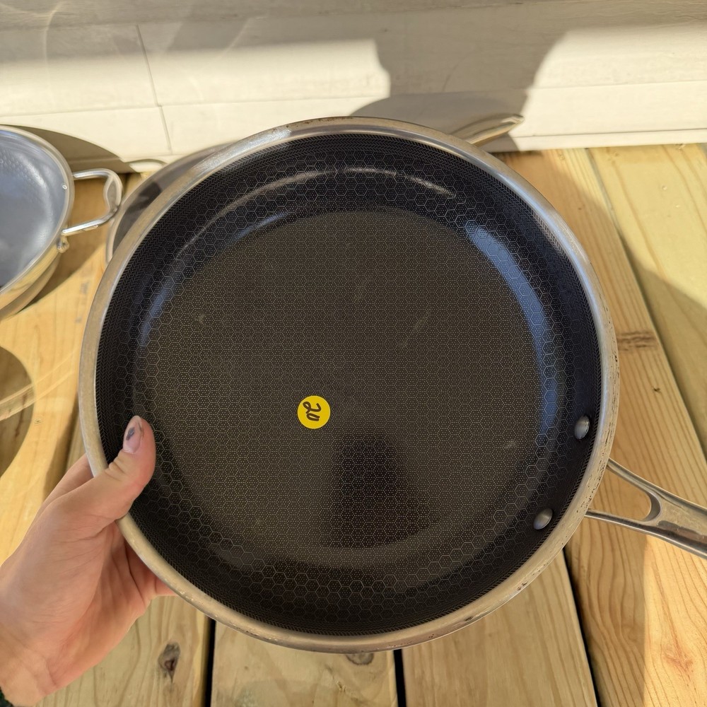 Hexclad Hybrid Cookware 6 Piece Set Preowned Great Condition