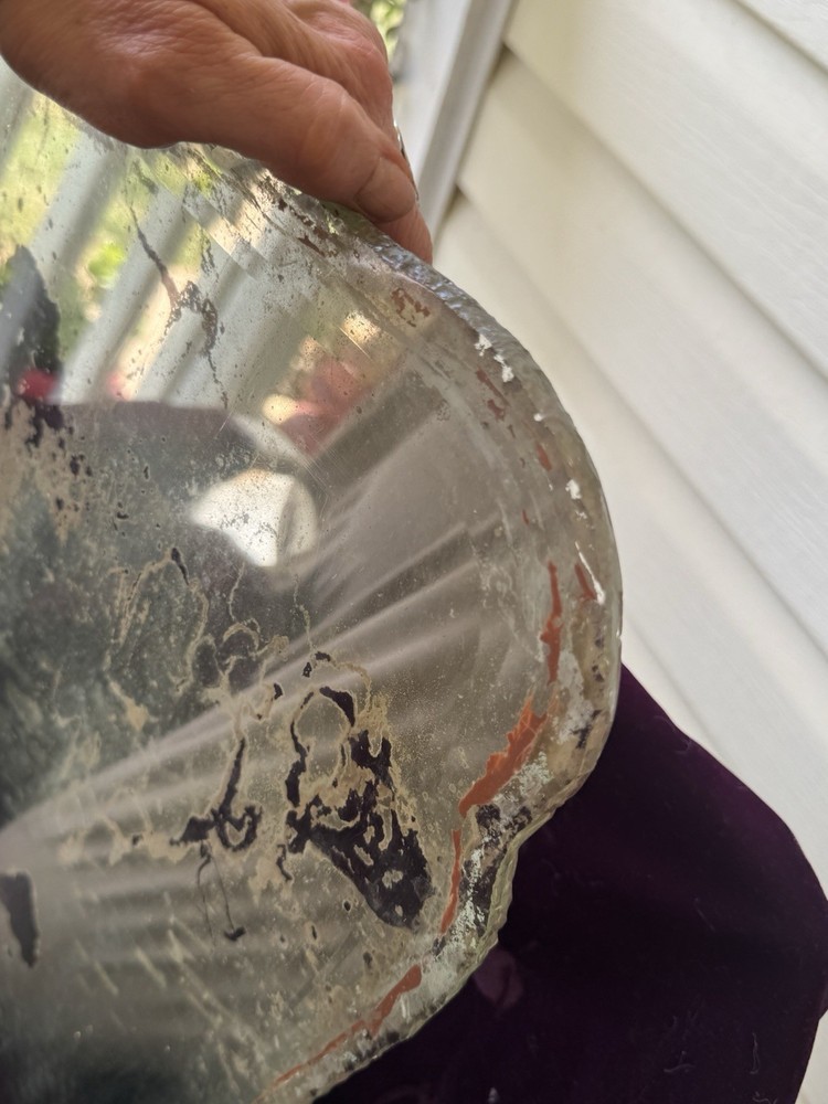Antique Hand cut Mirror