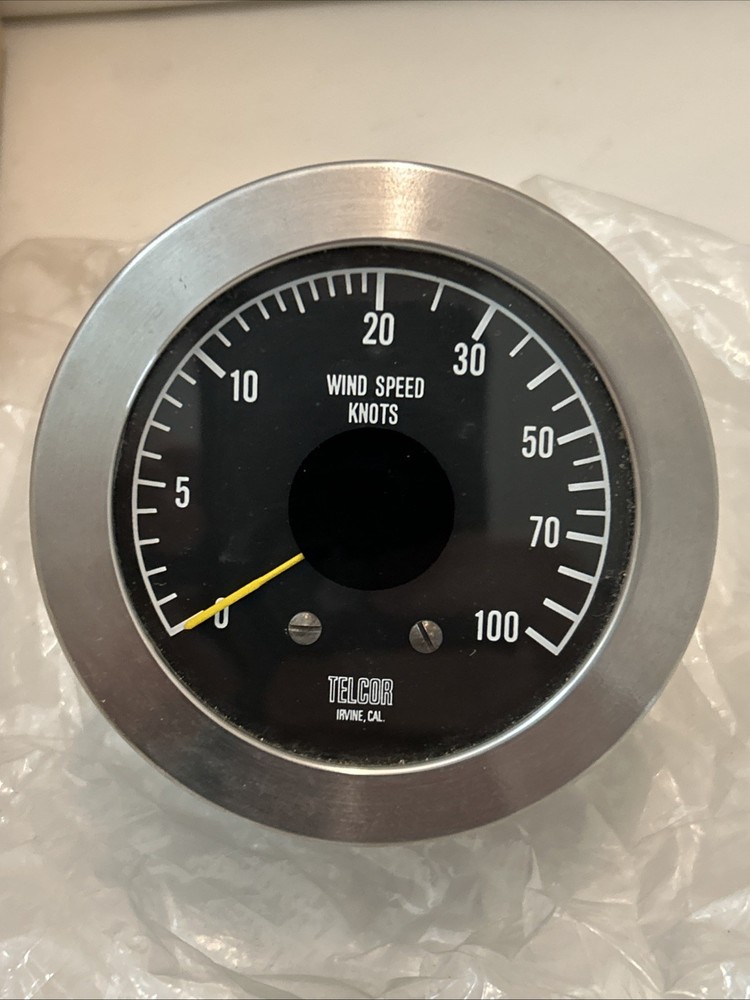 Telcor Boat Marine Analog 3” Wind Speed Indicator , Model 221A