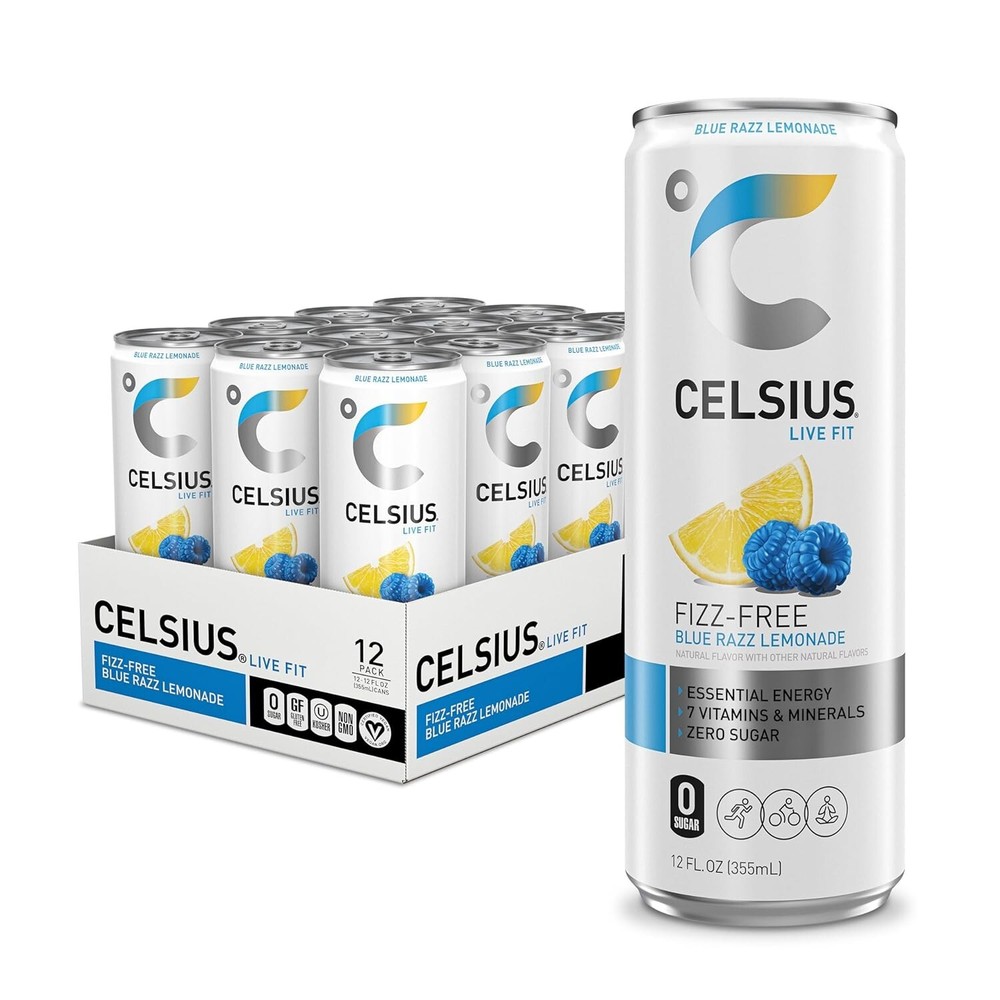 CELSIUS Assorted Flavors, Functional Essential Energy Drinks, 12 Fl Oz (12 Pack)