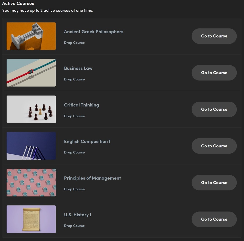 Sophia Learning, Study.com, TECEP and other Self-Paced Credits for transfer