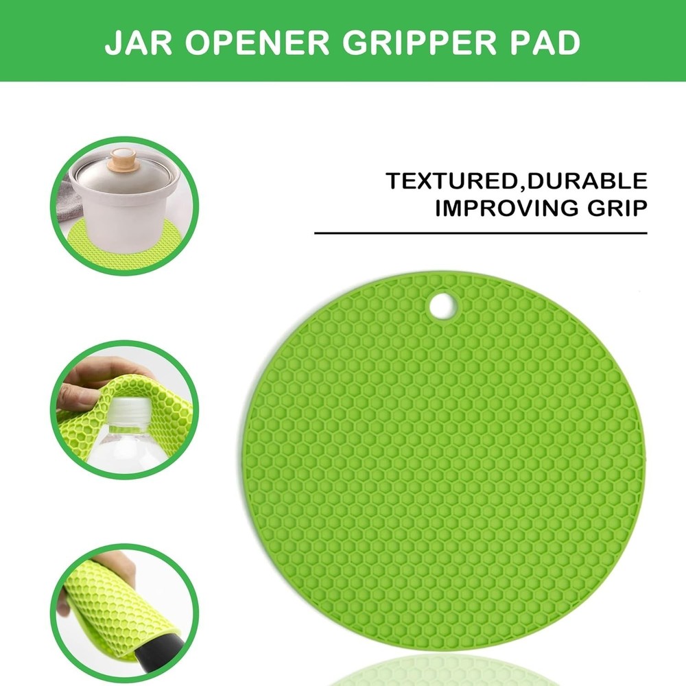 Jar Opener Weak Hands Seniors W/ Arthritis 5 in 1 Multi Function Bottle Opener