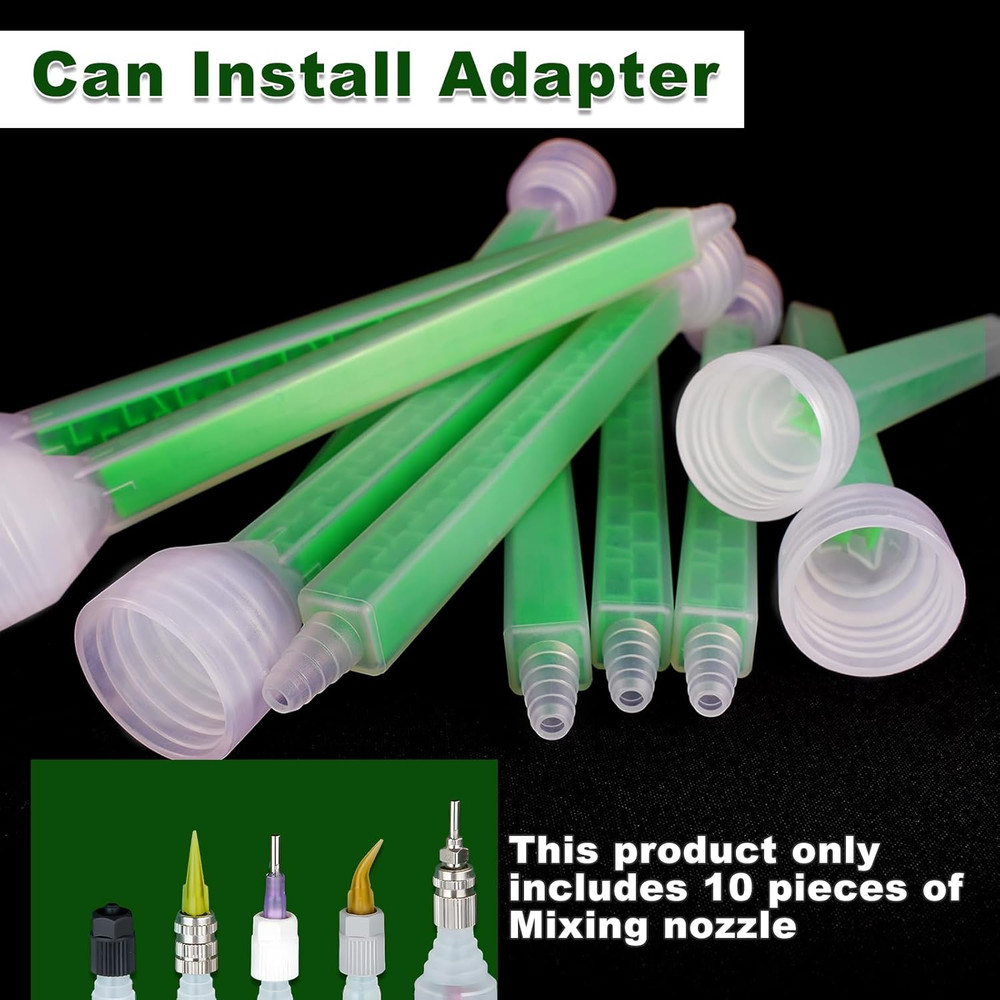 Mixing Nozzle Static Mix Nozzle Adhesive Tips Square 10 Pieces